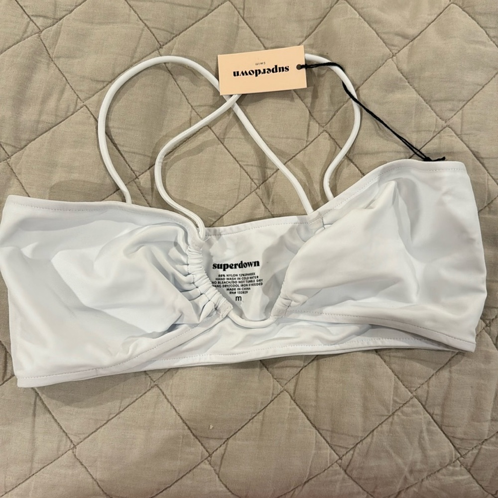 Super down size medium bikini top